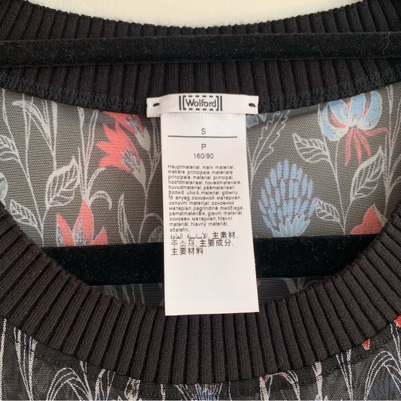 Wolford Sheer Mesh Cover Up Shift Dress - Picture 3 of 6